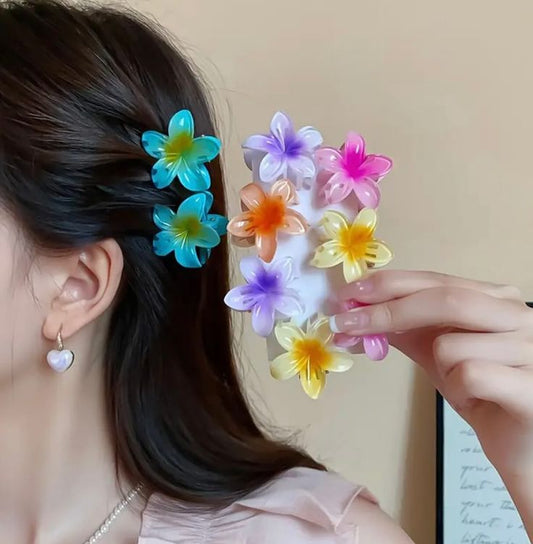 Elegant Plumeria Hair Clip