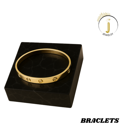 Elegant Golden Cartier Handcuff